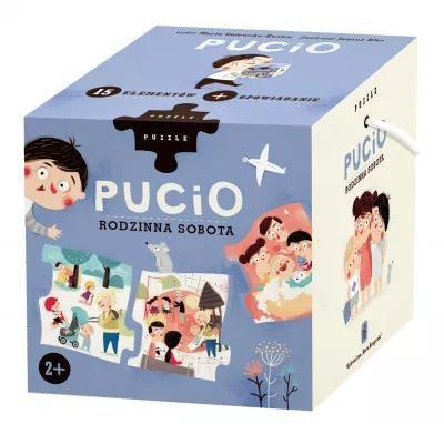 Wydawnictwo Nasza Księgarnia, puzzle, Pucio: Rodzi