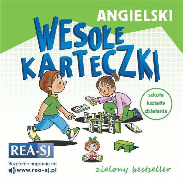 WESOŁE KARTECZKI. ANGIELSKI. ZIELONY BESTSELLER