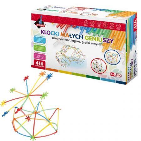 KLOCKI MAŁYCH GENIUSZY - SŁOMKI MIDI