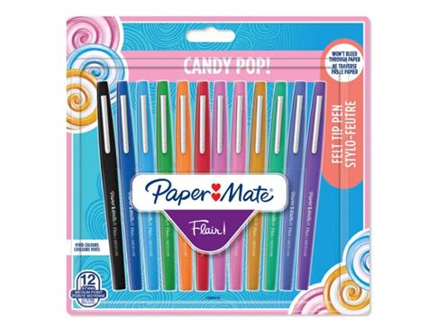 FLAMASTRY FLAIR CANDY POP 12 SZTUK