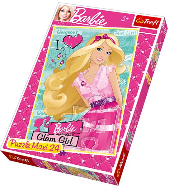 TREFL PUZZLE MAXI 24 ELEMENTY. OLŚNIEWAJĄCA BARBIE