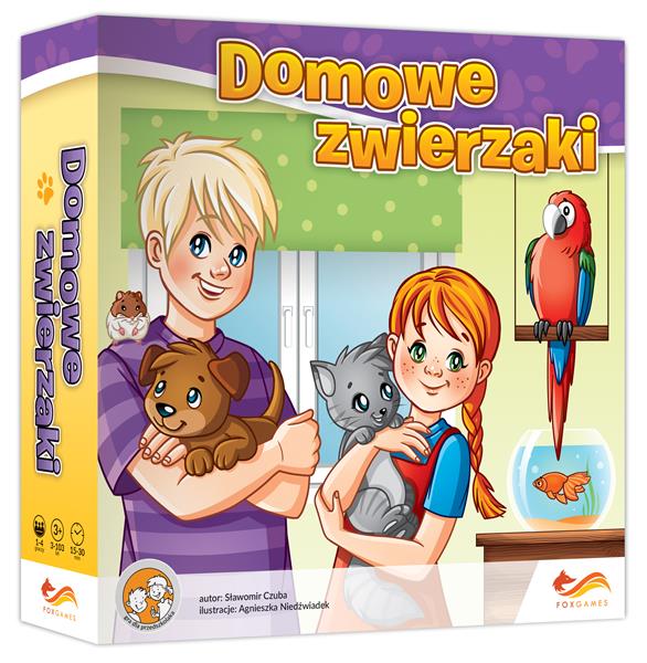 DOMOWE ZWIERZAKI. GRA PLANSZOWA