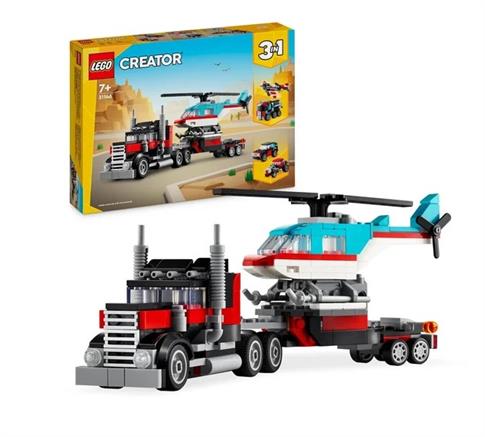 LEGO Creator, klocki, Ciężarówka z platformą i hel