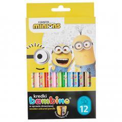 KREDKI BAMBINO 12 KOL. MINIONKI ST.MAJEWSKI
