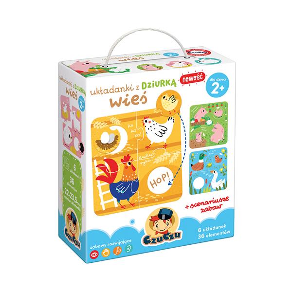 UKŁADANKI Z DZIURKĄ  WIEŚ