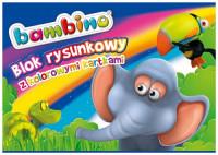 BLOK RYSUNKOWY A4 KOLOROWY BAMBINO 40097