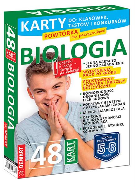 BIOLOGIA. KARTY EDUKACYJNE. SZKOŁA PODSTAWOWA