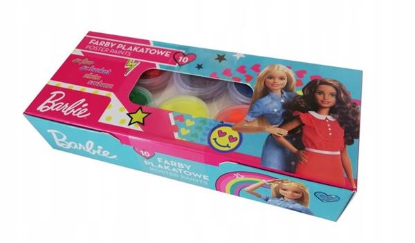 BARBIE FARBY PLAKATOWE MAJEWSKI 10 KOL. 4 FLUO...