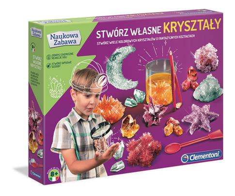 Clementoni, zestaw Stwórz własne kryształy, 50069
