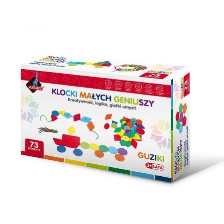 Klocki Małych Geniuszy - guziki 73el