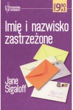 IMIĘ I NAZWISKO ZASTRZEŻONE