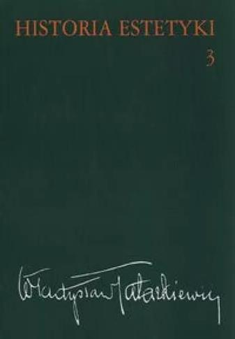 Historia estetyki. Tom 3