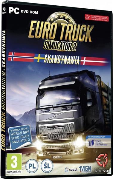 GRA EURO TRUCK SIMULATOR 2 SKANDYNAWIA (PC)