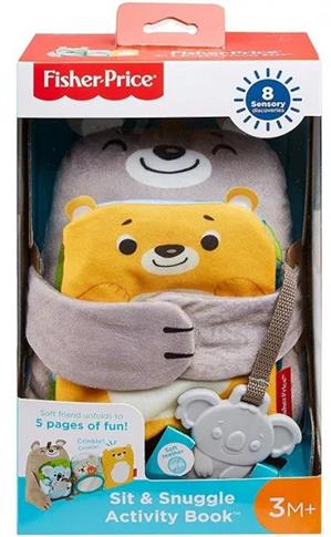 Fisher Price, książeczka Aktywizująca Miękkie Zwie